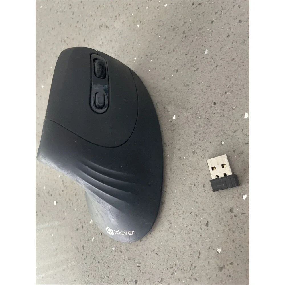 iClever Ergonomic Vertical Mouse TM209G With USB Dongle TESTED WORKING